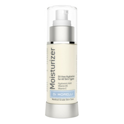 Moisturizer on white background