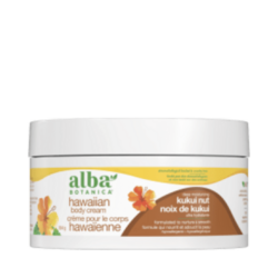 Moisturizing Kukui Nut Body Cream on white background