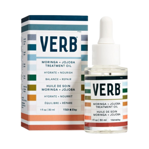 Verb Moringa + Jojoba Oil on white background