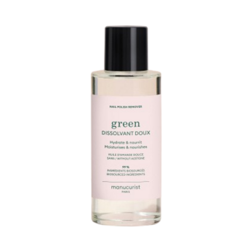 Manucurist Nail Polish Remover Green on white background