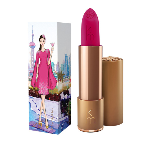 Karen Murrell Natural Lipstick 02 - Cordovan Natural on white background