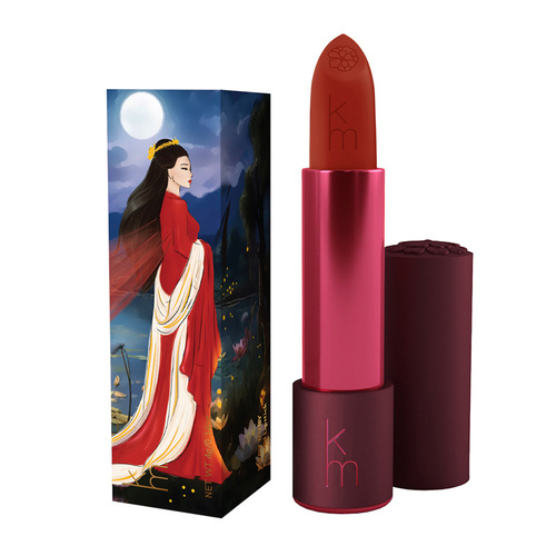 Karen Murrell Natural Lipstick 02 - Cordovan Natural on white background