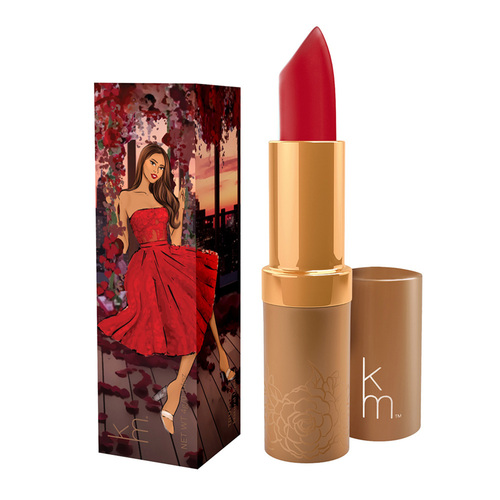 Karen Murrell Natural Lipstick 02 - Cordovan Natural on white background