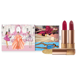 Natural Lipstick Gift Set Trio - Berry on white background