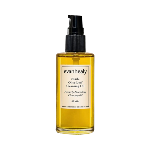 Evanhealy Nettle Olive Leaf Cleansing Oil on white background