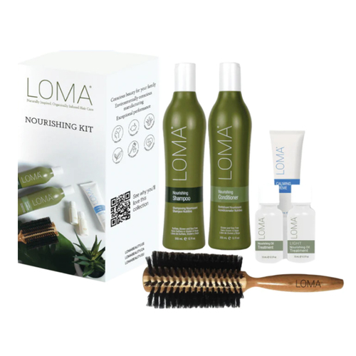 Loma Organics Nourishing Gift Box on white background