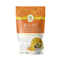 Nutritional Yeast B12+D2 on white background