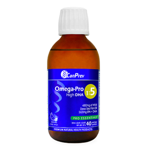 CanPrev Omega-Pro High DHA 1-5, 200ml/6.76 fl oz