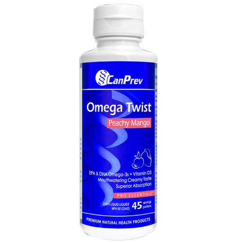 CanPrev Omega Twist - Peachy Mango C, 225ml/7.61 fl oz