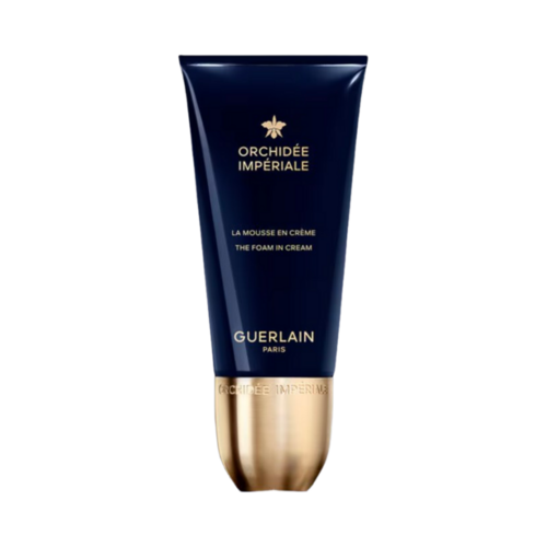 Guerlain Orchidee Imperiale The Foam In Cream on white background
