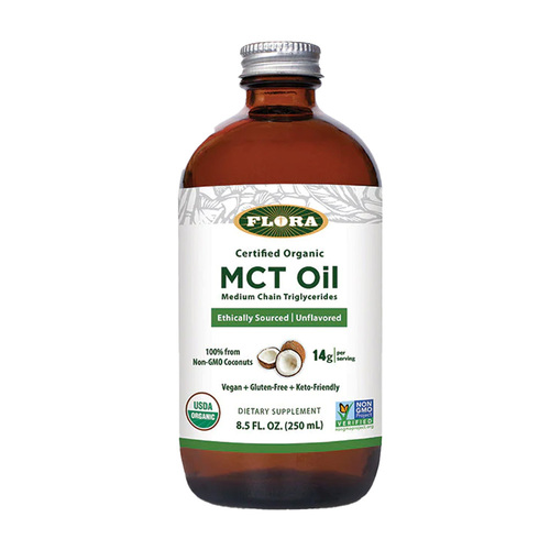 Flora Organic MCT Oil, 250ml/8.45 fl oz