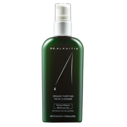 Organic Purifying Facial Cleanser on white background