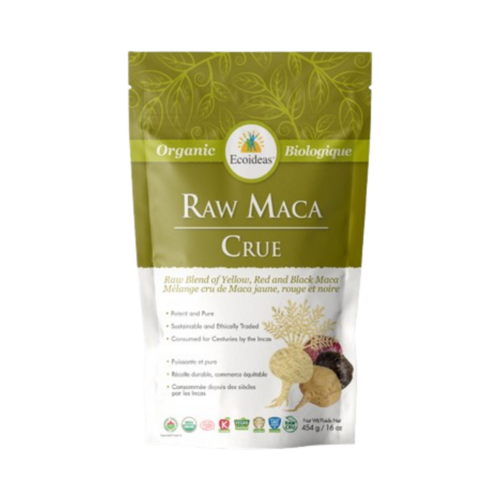 Ecoideas Organic Raw Maca, 454g/16.01 oz Ecoideas Organic Raw Maca on white background