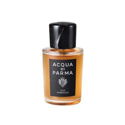 Oud Ambrosia Parfum on white background