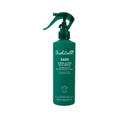 Bushbalm PRO SASS Super Active Skin Spritz on white background