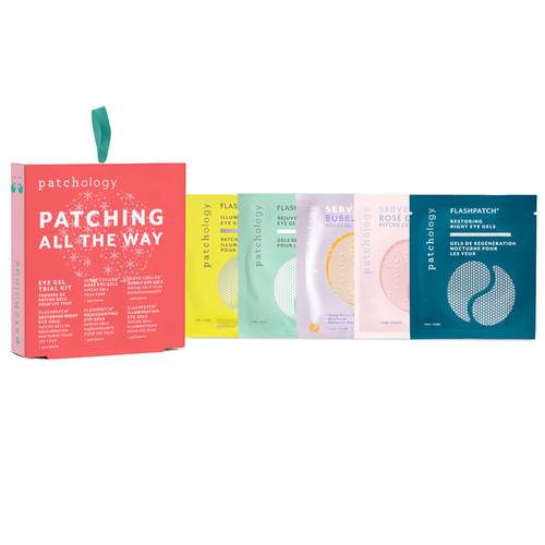 Patchology Patching All The Way Under Eye Patches Gift Set on white background