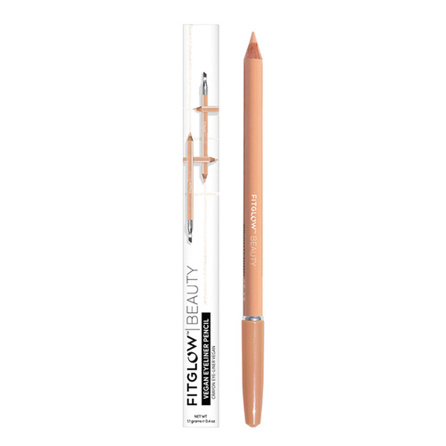 FitGlow Beauty Pencil Eye Liners - Black on white background
