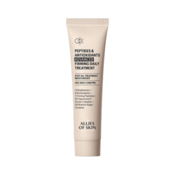 Peptides and Antioxidants Advanced Firming Daily Treatment on white background