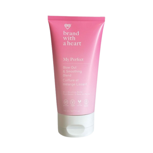 Brand With A Heart Perfect Blow Out and Smoothing Cream on white background
