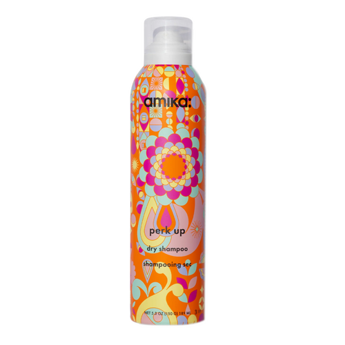 Amika Perk Up Dry Shampoo on white background