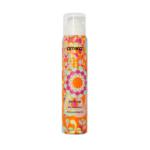 Amika Perk Up Dry Shampoo on white background