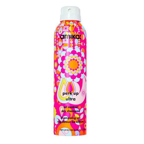Amika Perk Up Ultra Dry Shampoo on white background