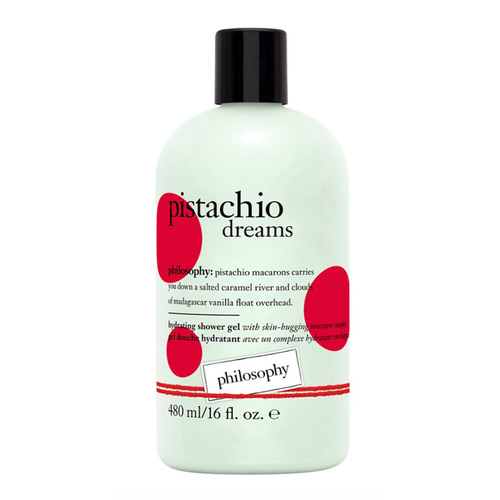 Philosophy Pistachio Dreams Hydrating Shower Gel on white background