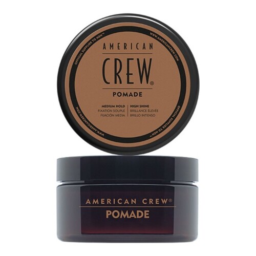 American Crew Pomade on white background