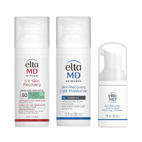 EltaMD Post-Procedure Skincare Kit on white background