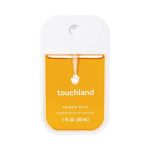 Touchland Power Mist Hydrating Hand Sanitizer - Citrus Grove, 30ml/1.01 fl oz Touchland Power Mist Hydrating Hand Sanitizer - Citrus Grove on white background