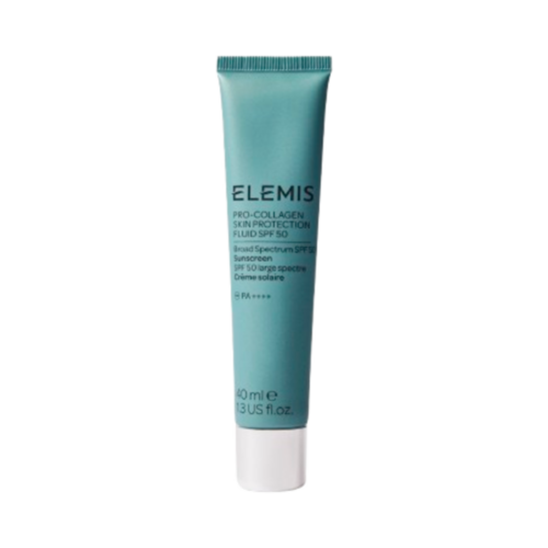 Elemis Pro-Collagen Skin Protection Fluid SPF50 on white background