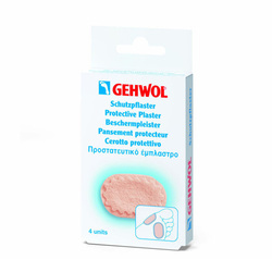 Protective Plaster (Oval) on white background