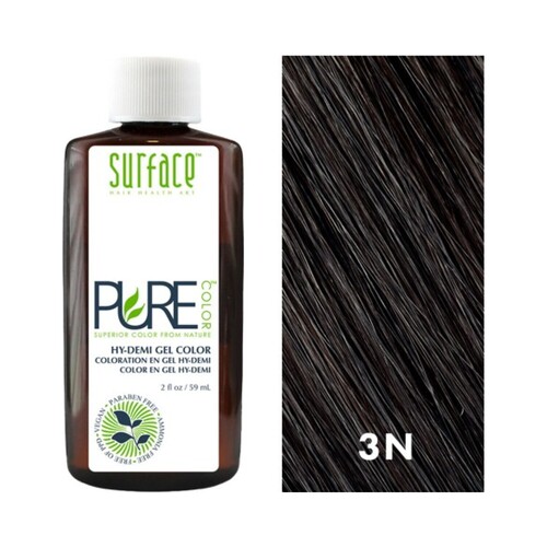 Surface Pure Color 3N Dark Chocolate Natural on white background