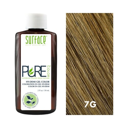 Surface Pure Color 7G Toffee Gold on white background