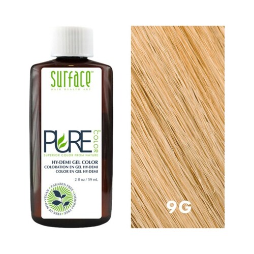 Surface Pure Color 9G Honey Gold, 59ml/2 fl oz Surface Pure Color 9G Honey Gold on white background
