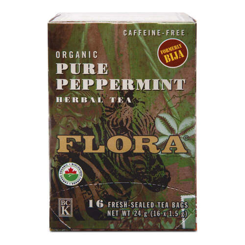 Flora Pure Peppermint on white background
