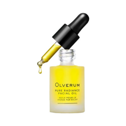 Olverum Pure Radiance Facial Oil on white background