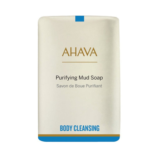 Ahava Purifying Mud Soap on white background