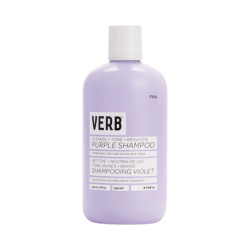 Verb Purple Shampoo on white background