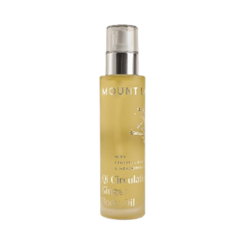 Mount Lai Qi Circulation Ginger Body Oil on white background