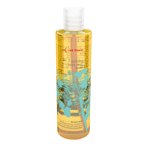 Red Flower Purifying Body Wash - French Lavender on white background