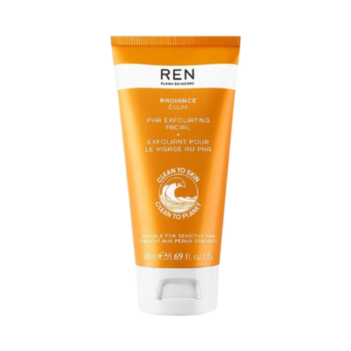 Ren Radiance PHA Exfoliating Facial on white background