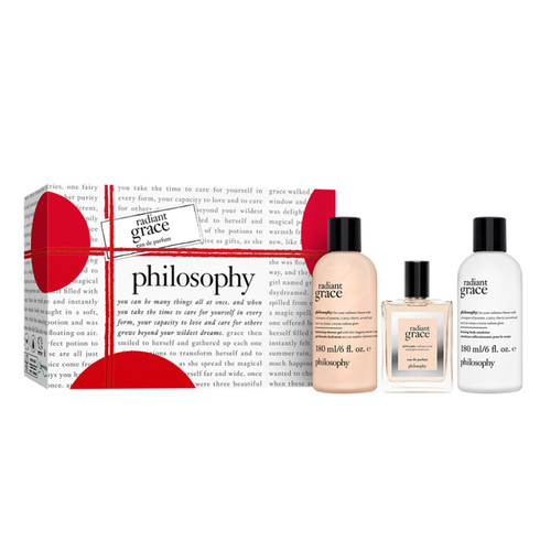 Philosophy Radiant Grace EDP Gift Set Trio on white background