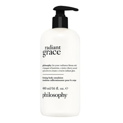 Radiant Grace Firming Body Emulsion on white background