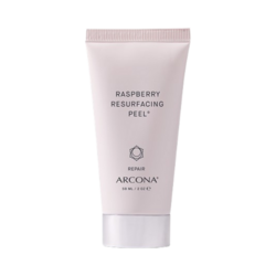 Raspberry Resurfacing Peel on white background