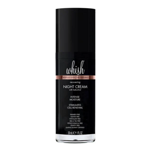 Whish Recovering Night Cream with Bakuchiol on white background