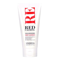 Red Calming Cica Exosome Deep Cleanser on white background