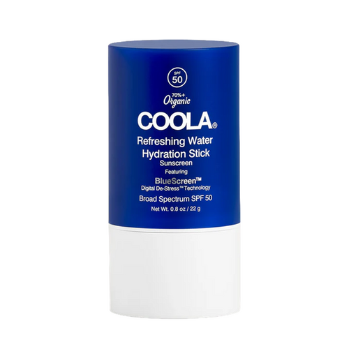 Coola Refreshing Water Hydration Stick on white background