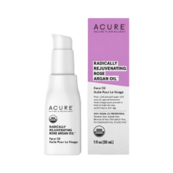 Rejuvenating Rose Argan Oil on white background