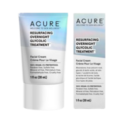 Resurf.Overnight Glycolic Treatment on white background